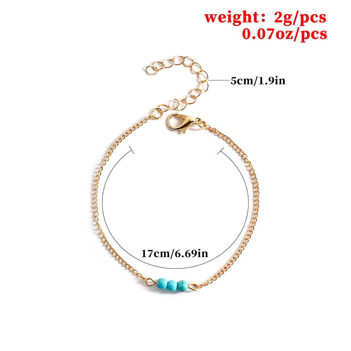 Running volume turquoise bracelet cheap and simple street stall jewelry