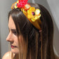 F3124 Temperament Creative Fabric Hair Accessories Fashion Diamond Sequin Flower Headband Internet Celebrity Headwear