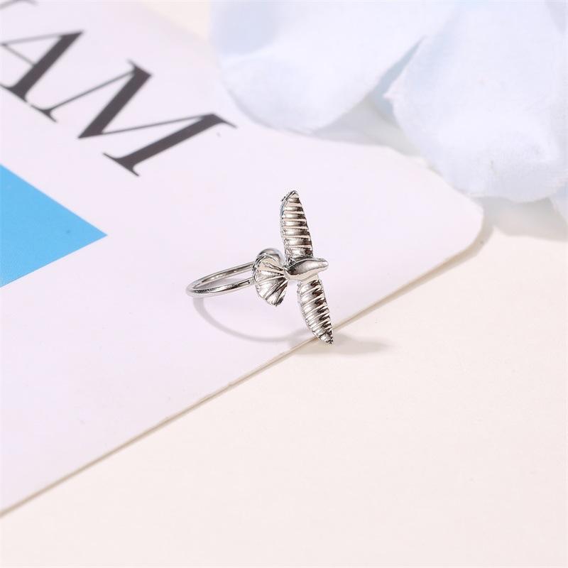 Fashionable and simple bird ear clip retro no pierced single bird ear bone clip trendy earrings for men and women