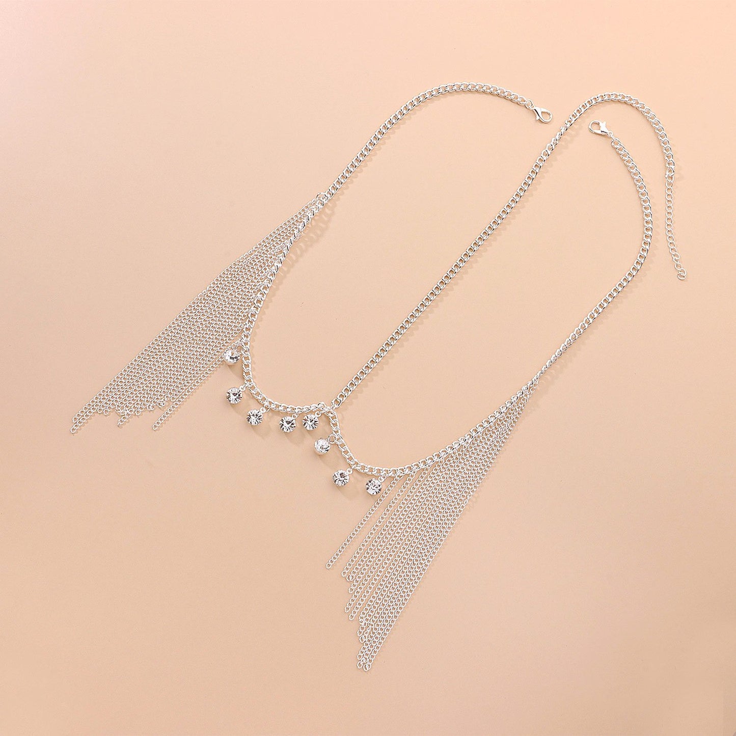 Jewelry Fashion Hair Accessories Female Headband Long Tassel Head Chain Diamond Accessories