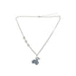 Little bear letter pendant necklace female ins hip-hop stitching smiley sweater necklace niche necklace female accessories