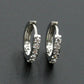 Fashion Zircon Earrings Exquisite Crystal Stud Earrings Jewelry