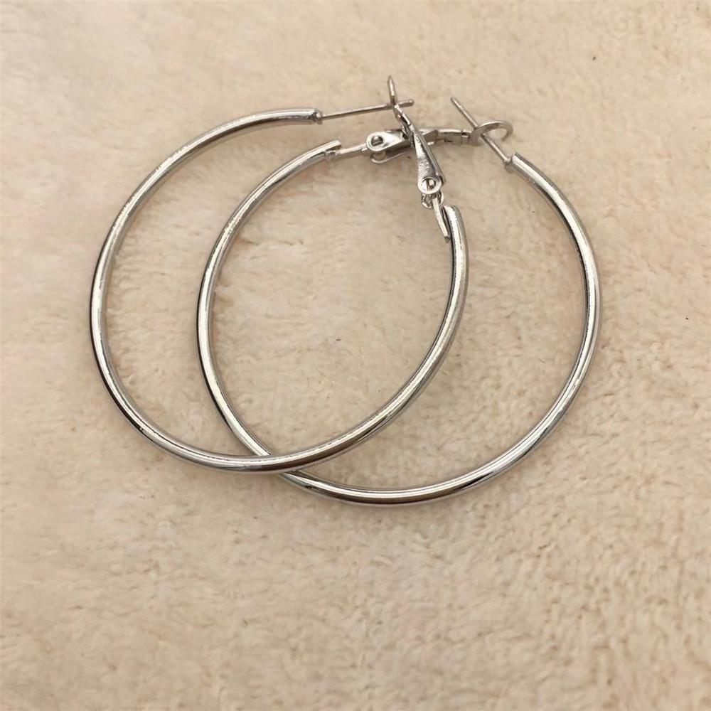 Fashion Exaggerated Alloy Earrings Earrings Circle Hoop Earrings Earrings