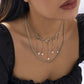 Jewelry Sweet Cool Metal Geometric Star Tassel Necklace Niche Design Retro Heart Necklace