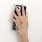 Jewelry ins trendy color fruit element mobile phone lanyard mobile phone beaded chain hand-woven pendant