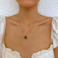 N9814 Exquisite Temperament Necklace Literary Simple Retro Necklace Ladies Elegant Diamond Necklace Female