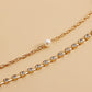 Jewelry fashion double-layer diamond claw chain metal small fragrant waist chain waist ornament female beautiful body jewelry