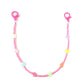 Ins jewelry explosive flower acrylic smiling face children anti-lost multi-purpose mask chain glasses chain