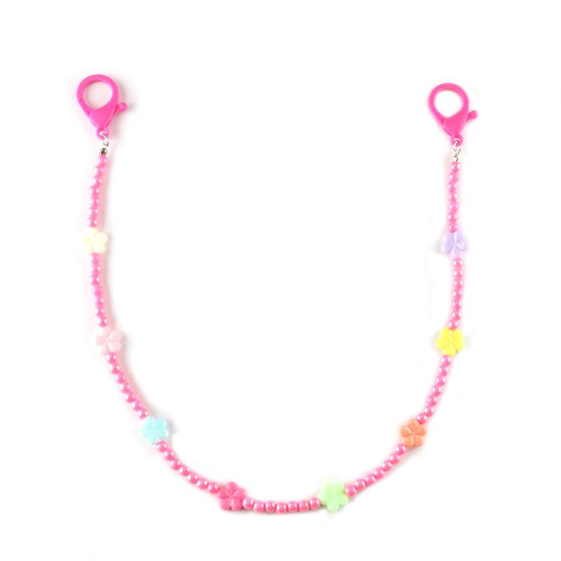 Ins jewelry explosive flower acrylic smiling face children anti-lost multi-purpose mask chain glasses chain