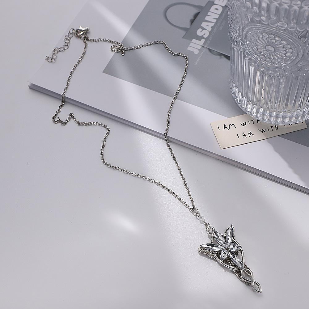 The Lord of the Rings Lord of the Rings Elf Princess Jewelry Evening Star Necklace Evening Star Necklace for Men and Women