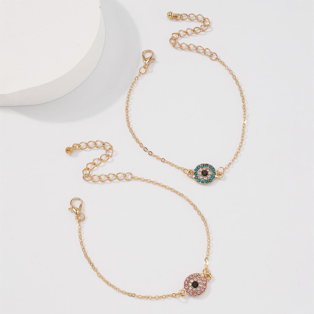 B1327 Simple Couple Bracelet Bracelet Set Simple Diamond Jewelry Niche Geometric Creative Accessories Female