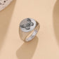 ins simple butterfly ring retro fashion niche engraving printing butterfly index finger ring temperament ring