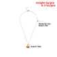 Jewelry Shanghai Style Geometric Scallop Necklace Female Simple Creative Shell Necklace Clavicle Chain
