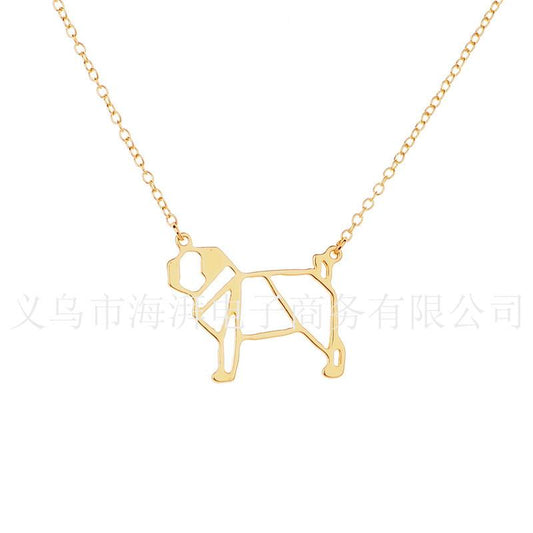 Jewelry Explosive Pug Pendant Necklace