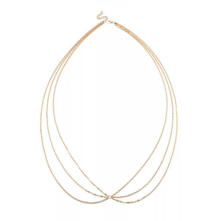 Jewelry Sexy Simple Double Layer Tassel Body Chain Waist Chain