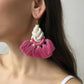 E954 Bohemia Rope Braided Tassel Earrings Creative Personality Ethnic Braided Stud Earrings