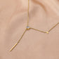 Minority Light Luxury Peach Heart Necklace Gold Plated Love Stainless Steel Pendant Necklace Heart Shaped Titanium Steel Clavicle Chain