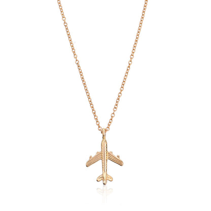 Men's romantic creative necklace onedirection alloy airplane necklace