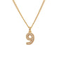 Jewelry Ins Hip Hop Number Necklace Angel Lucky Number Clavicle Chain