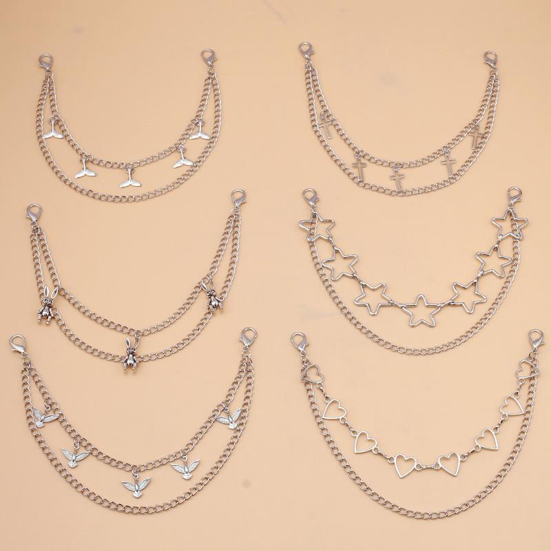 Messenger bag women's handbag decoration street trend fashion all-match chain women's bag chain