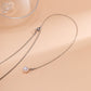 Jewelry cold metal snake bone chain multi-layer necklace female simple special-shaped imitation pearl necklace