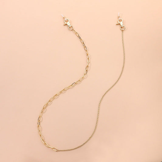 Jewelry simple temperament popular metal glasses chain fashion all-match mask anti-shake chain accessories