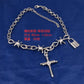 Necklace jewelry punk indifferent thorn steel nails multi-layer necklace clavicle chain hipster night accessories