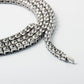 Men's Hip Hop Necklace 1 Row Diamond Alloy Pendant Full Rhinestone Single Row Jewelry