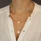 Jewelry star with the same style street shooting fashion simple sequin multi-layer suit necklace female