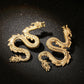 Kendou with the same dark Chinese dragon carving shape earrings earrings hip-hop ins dragon ear jewelry