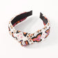 F493 Ethnic niche hit color geometric headband knotted sweet butterfly embroidery fashion creative headband