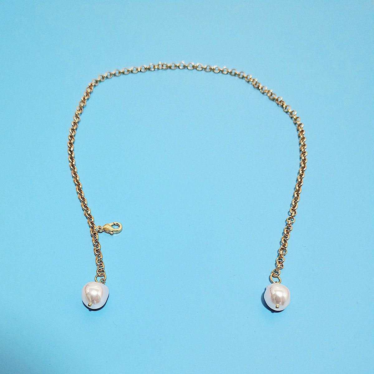 Jewelry Personality Versatile Single Layer Shaped Baroque Pearl Necklace Female Simple Fashion Necklace