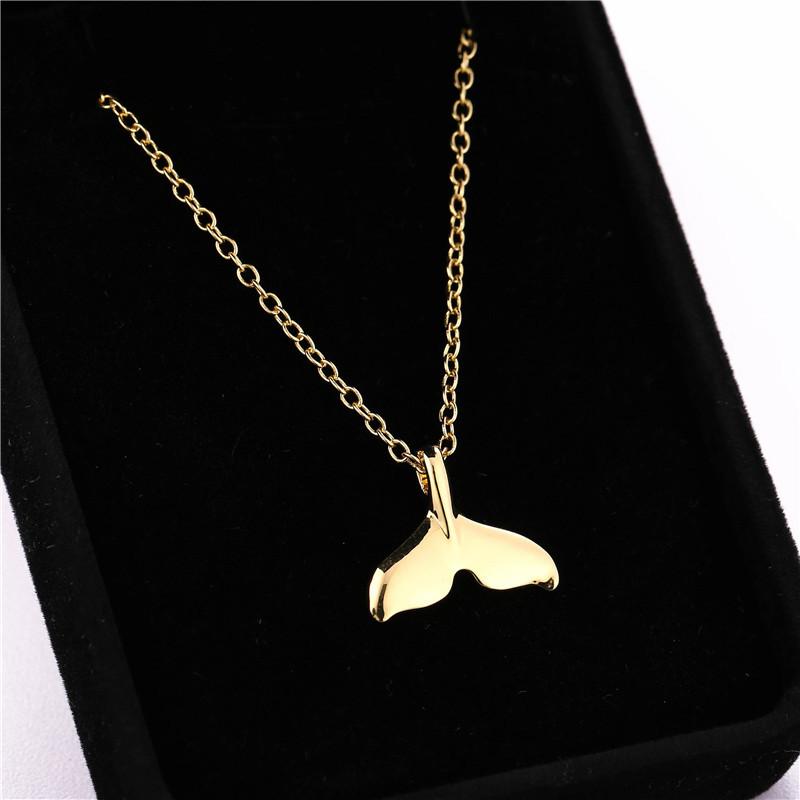 Goodbye Ex 3 Lin Jia Tong Necklace Mermaid Fishtail Necklace Whale Tail Pendant Dolphin Shark Tail