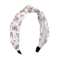 F445 chiffon yarn literary fan retro small fresh and sweet headband forest girl wide-brimmed sweet knotted headband
