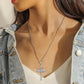 Explosive Jewelry Cross Pendant Necklace Female Heart Shape 8 Religious Belief Clavicle Chain Jewelry