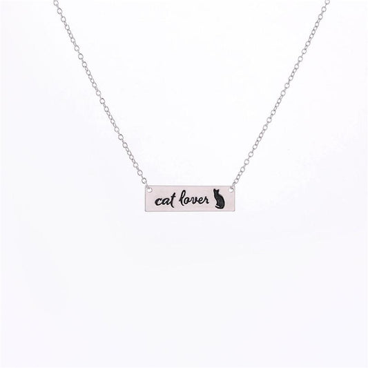 Popular Women's Jewelry Simple Fashion Cute Cute Kitten Necklace