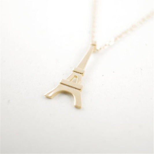 Accessories Explosive Paris City Necklace Eiffel Tower Pendant Necklace Fashion Clavicle Chain