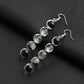 Fashion creative total lunar eclipse luminous earrings personalized retro tassel earrings jewelry