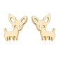Simple cute fashion pet earrings puppy cute animal earrings earrings Qingwen