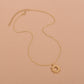 Fashion Alloy Pendant Necklace Women Retro Sunflower Clavicle Chain Accessories