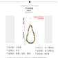 Jewelry Creative Smile Face Contrasting Color Rice Beads Beaded Mobile Phone Chain Simple Weaving Geometric Mobile Phone Ornament