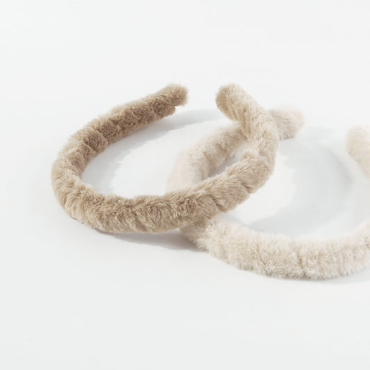 F4962 Simple geometric fashion autumn and winter series headband furry cute forest girl heart sweet headband girl