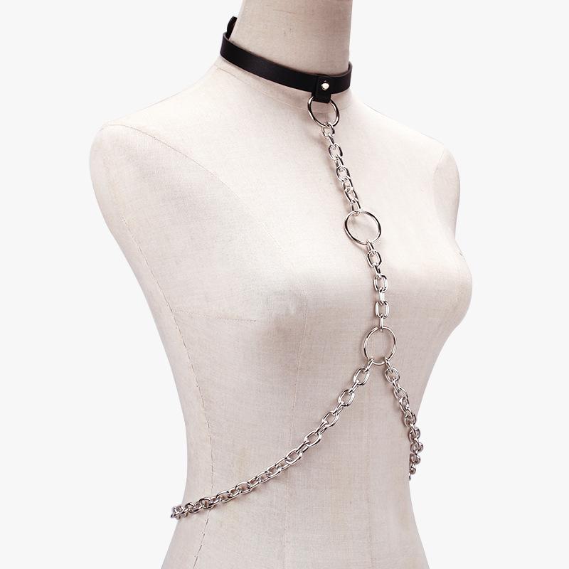 Jewelry Personality Simple Circle Body Chain Feminine Multi-Circle Necklace Clothing Chain