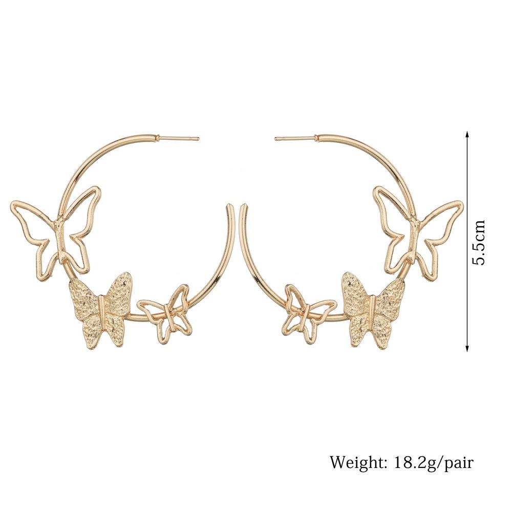 Summer Popular Butterfly Element Earrings Ornaments Simple and Popular Earrings