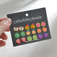 Fashion Acrylic Apple Strawberry Banana Earrings Ladies Fruit Small Stud Earrings Set Ornament