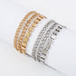 B1696 Jewelry Simple Metal Multilayer Bracelet Casual Fashion Geometric Irregular Creative Jewelry