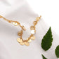 Fashion Necklace Simple Metal Color Round Clavicle Necklace For Women