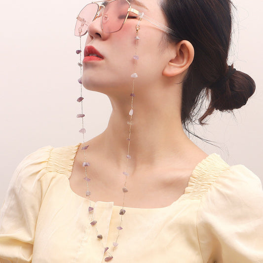 Mask hanging chain glasses hanging chain gravel glasses chain mask chain chain glasses hanging rope