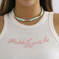Jewelry Ethnic Color Mix and Match Single-layer Polymer Clavicle Necklace Simple Geometric Handmade Necklace for Women