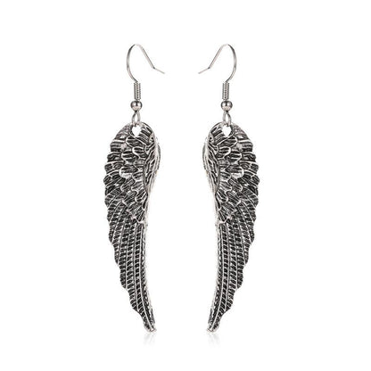 Earrings Temperament Retro Wings Earrings Stud Earrings Female Fashion Angel Wings Trend Earrings